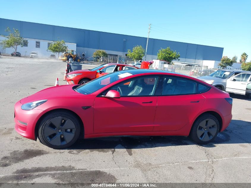 2022 Tesla Model 3 Long Range Dual Motor All-Wheel Drive VIN: 5YJ3E1EBXNF190963 Lot: 40784644