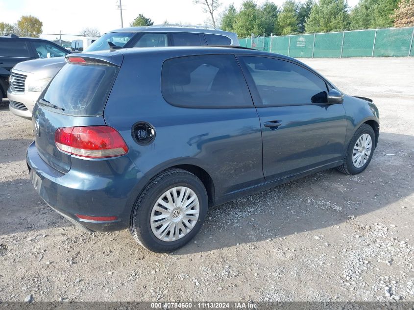 2012 Volkswagen Golf 2.5L 2-Door VIN: WVWAB7AJ8CW143777 Lot: 40784650