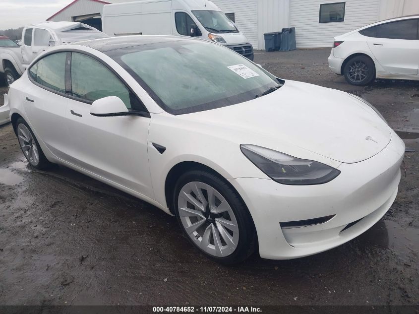 VIN 5YJ3E1EA3PF563707 2023 Tesla Model 3, Rear-Whee... no.1