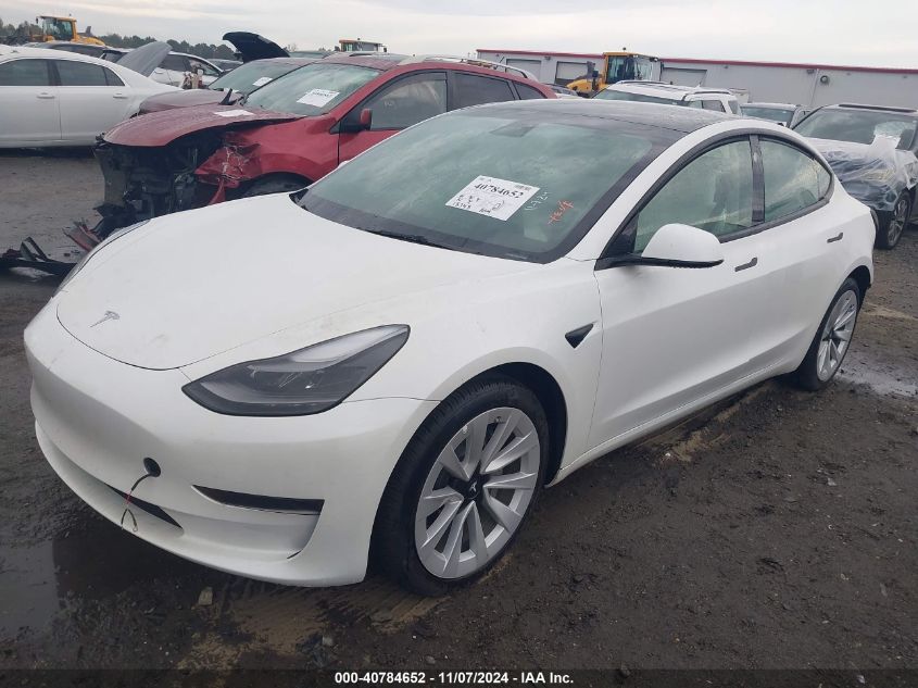 VIN 5YJ3E1EA3PF563707 2023 Tesla Model 3, Rear-Whee... no.2