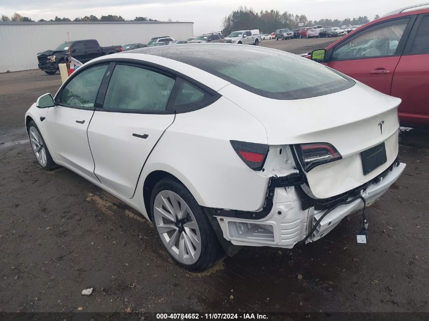 VIN 5YJ3E1EA3PF563707 2023 Tesla Model 3, Rear-Whee... no.3