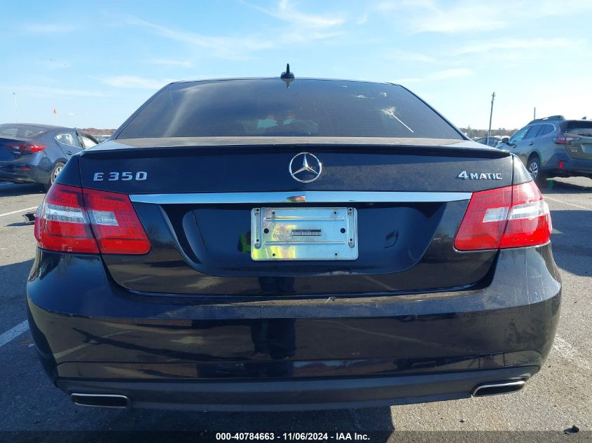 2013 Mercedes-Benz E 350 4Matic VIN: WDDHF8JB9DA752480 Lot: 40784663