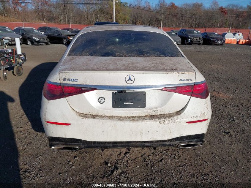 2021 Mercedes-Benz S 580 4Matic VIN: W1K6G7GB8MA040810 Lot: 40784683