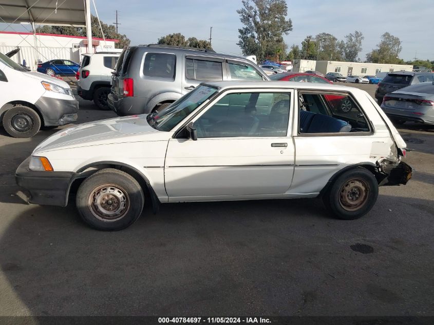 1987 Toyota Corolla Fx VIN: 1NXAE82G6HZ433059 Lot: 40784697