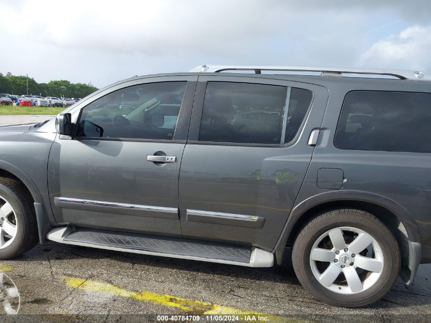 2012 Nissan Armada Sl VIN: 5N1AA0NC8CN606685 Lot: 40784709