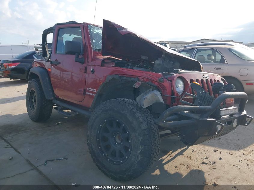 2013 Jeep Wrangler Sport VIN: 1C4AJWAGXDL564355 Lot: 40784726