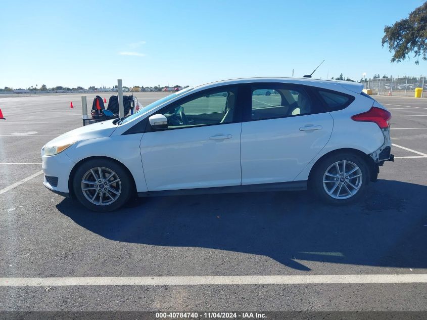 2015 Ford Focus Se VIN: 1FADP3K2XFL262005 Lot: 40784740