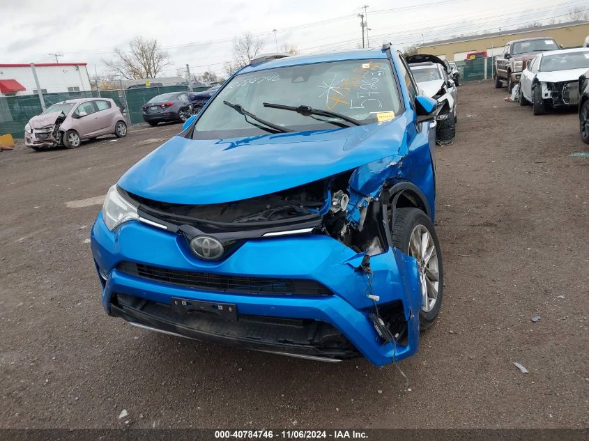 2017 Toyota Rav4 Limited VIN: 2T3DFREV0HW572637 Lot: 40784746