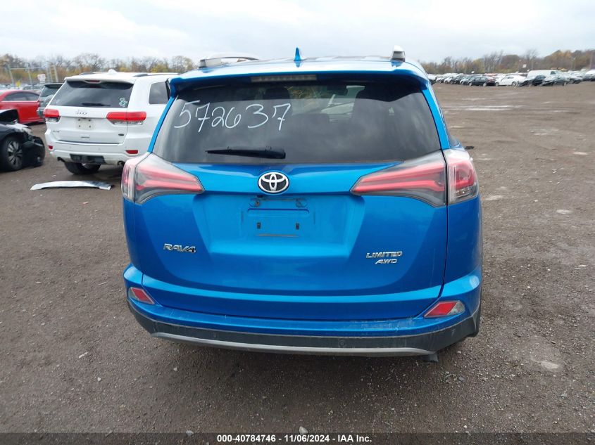 2017 Toyota Rav4 Limited VIN: 2T3DFREV0HW572637 Lot: 40784746