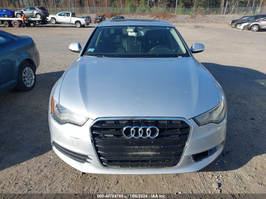 2012 Audi A6 3.0 Premium VIN: WAUGGAFC0CN037734 Lot: 40784785