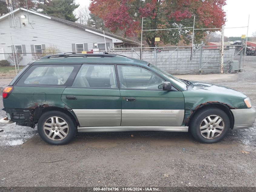 2000 Subaru Outback VIN: 4S3BH6657Y7647120 Lot: 40784796