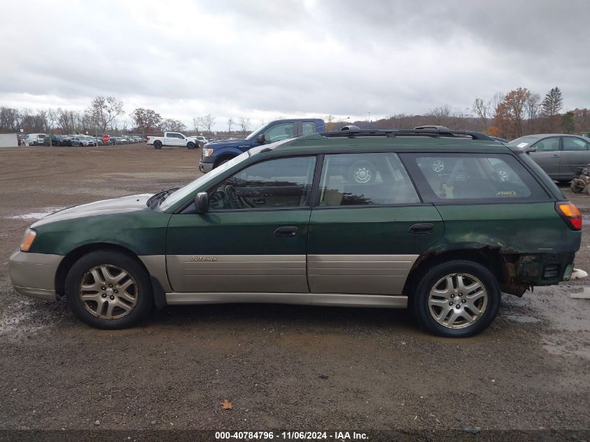 2000 Subaru Outback VIN: 4S3BH6657Y7647120 Lot: 40784796