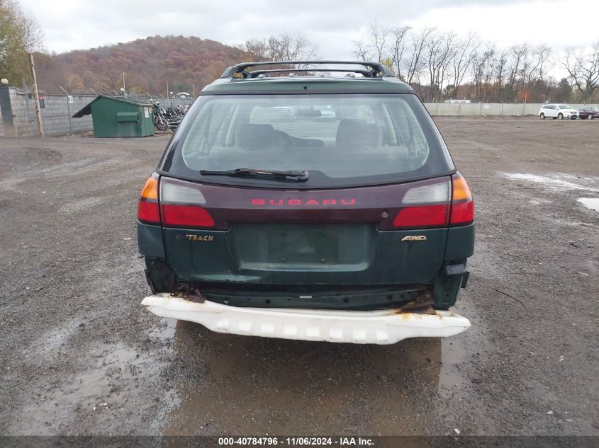 2000 Subaru Outback VIN: 4S3BH6657Y7647120 Lot: 40784796