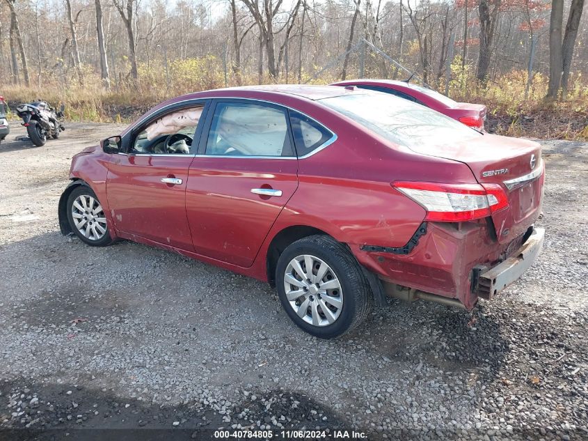 2015 Nissan Sentra Sv VIN: 3N1AB7AP3FY304993 Lot: 40784805