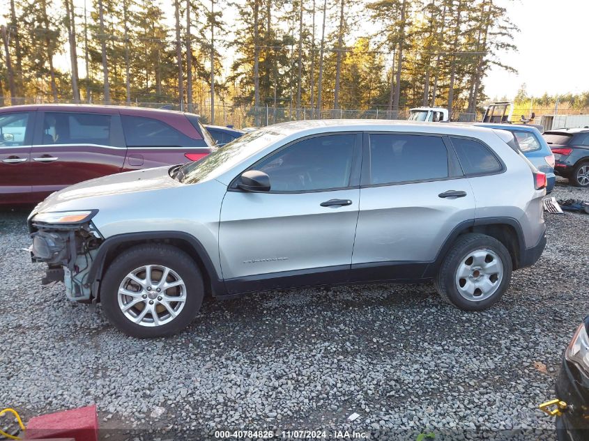 2014 Jeep Cherokee Sport VIN: 1C4PJLAB5EW201040 Lot: 40784826