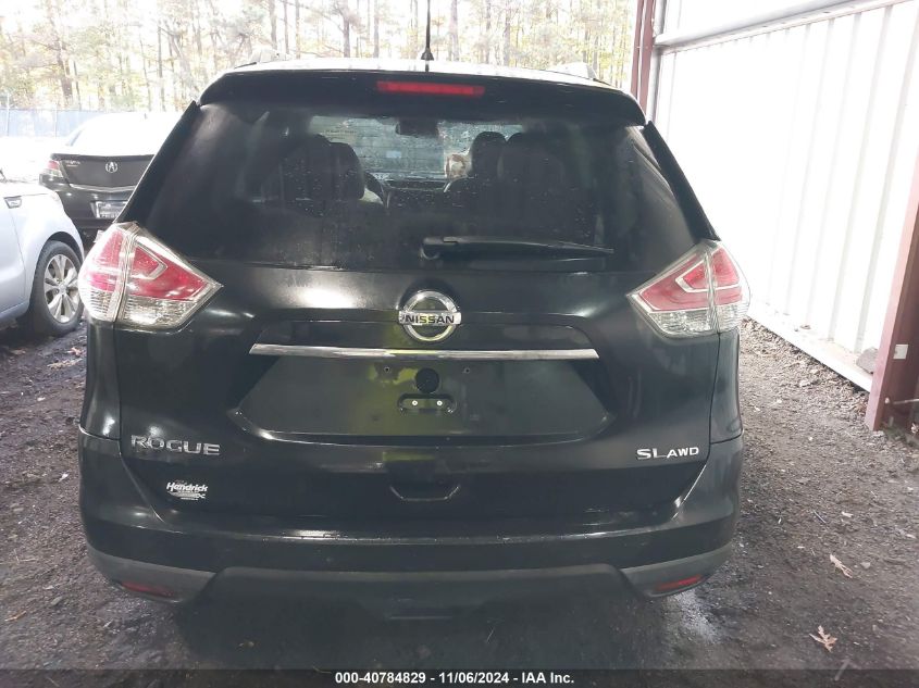 2016 Nissan Rogue Sl VIN: 5N1AT2MV1GC835980 Lot: 40784829