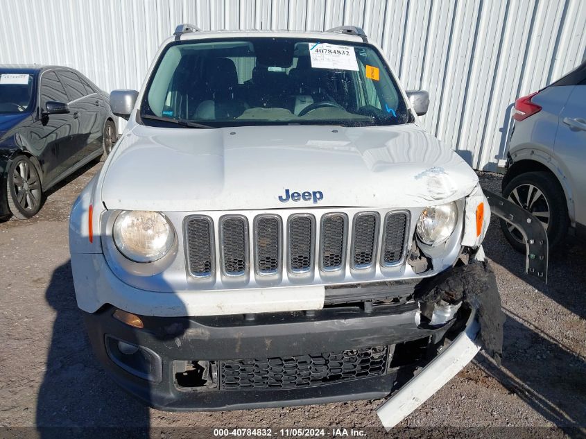 2017 Jeep Renegade Limited 4X4 VIN: ZACCJBDB9HPF42866 Lot: 40784832