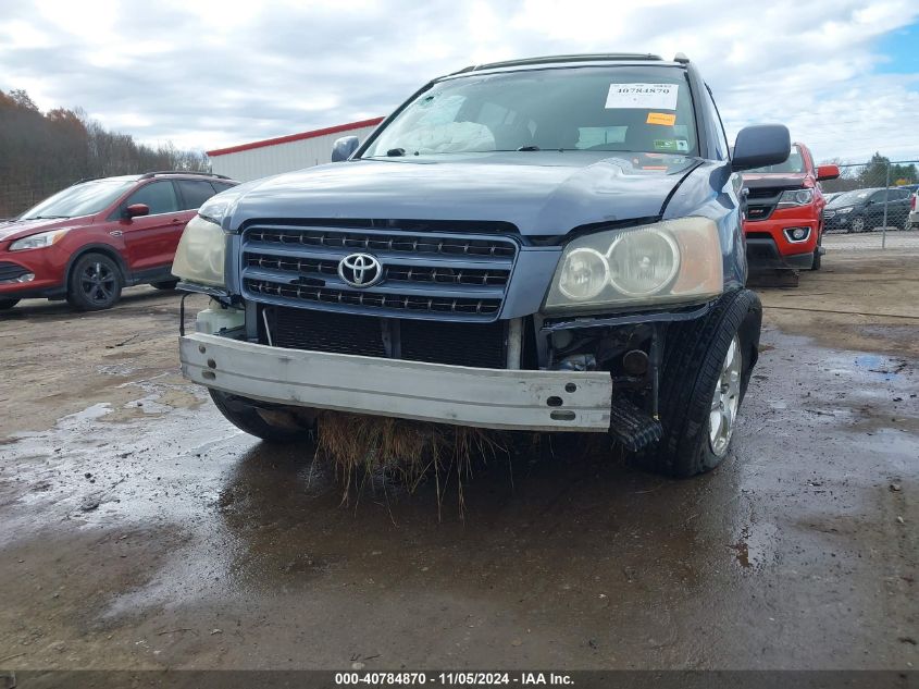 2003 Toyota Highlander Limited V6 VIN: JTEHF21A330153072 Lot: 40784870