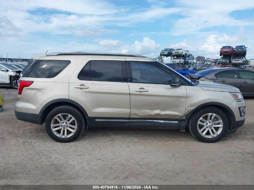 2017 Ford Explorer Xlt VIN: 1FM5K7D80HGE34023 Lot: 40784916