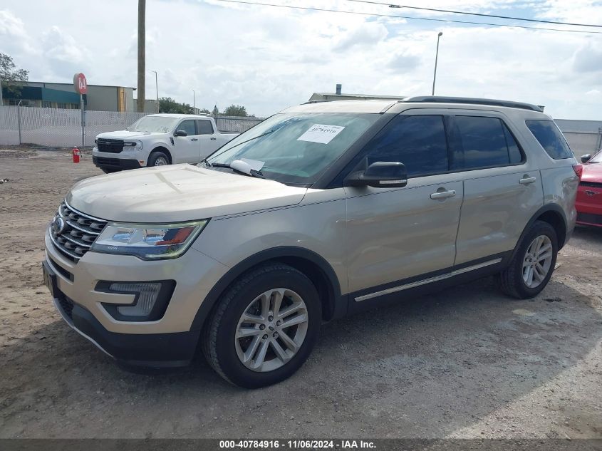 2017 Ford Explorer Xlt VIN: 1FM5K7D80HGE34023 Lot: 40784916