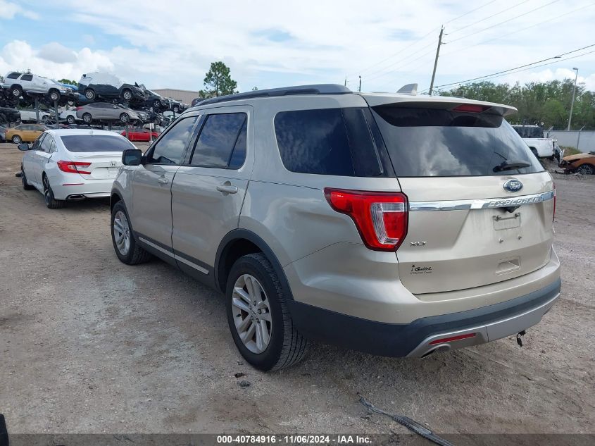 2017 Ford Explorer Xlt VIN: 1FM5K7D80HGE34023 Lot: 40784916