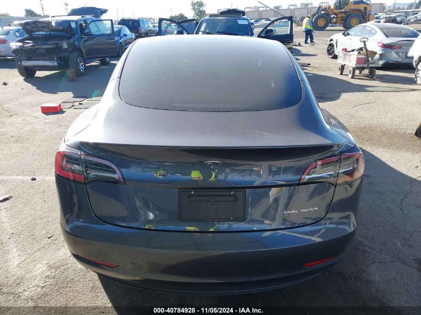 2023 Tesla Model 3 Long Range Dual Motor All-Wheel Drive VIN: 5YJ3E1EB3PF636082 Lot: 40784928