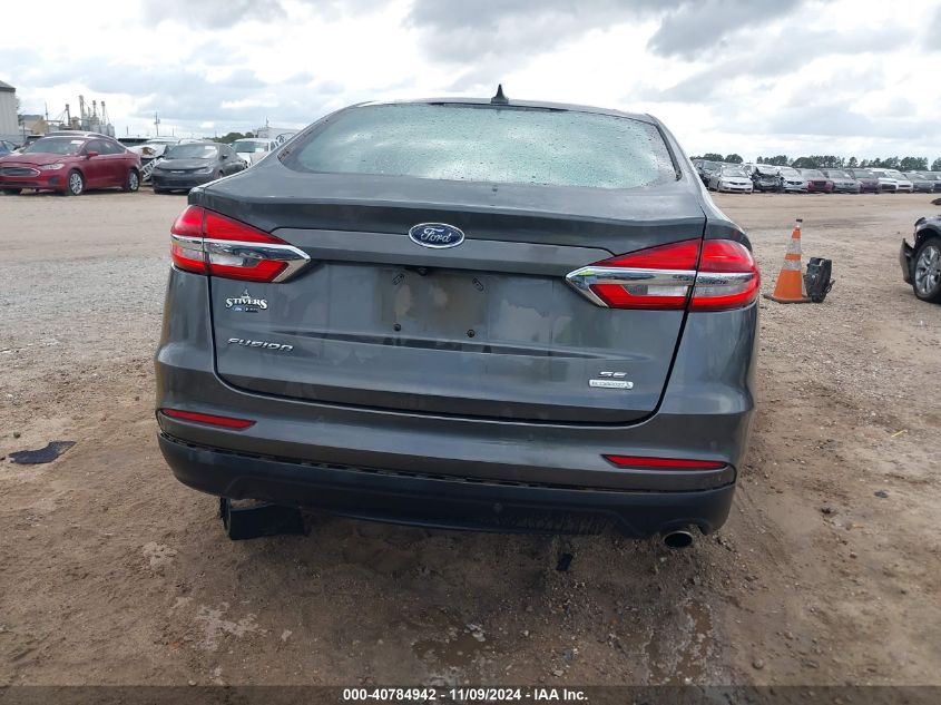 2020 Ford Fusion Se VIN: 3FA6P0HD4LR260361 Lot: 40784942