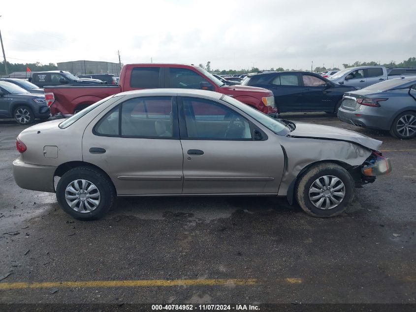 2003 Chevrolet Cavalier VIN: 1G1JC52F437315107 Lot: 40784952