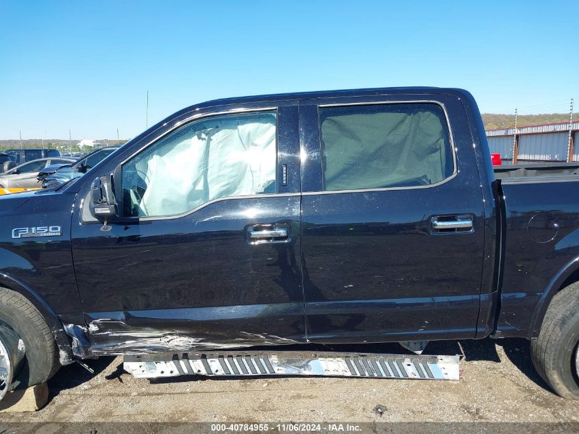 2020 Ford F-150 Lariat VIN: 1FTEW1EP0LKE90657 Lot: 40784955