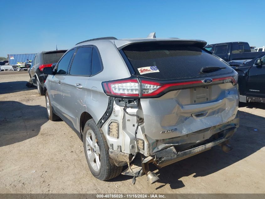 2017 Ford Edge Se VIN: 2FMPK3G91HBB79248 Lot: 40785028