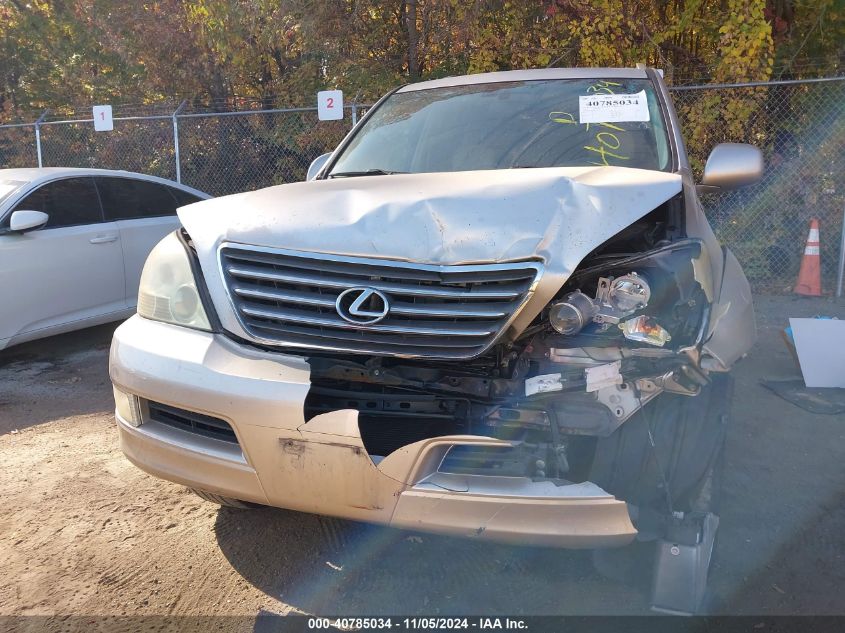 2004 Lexus Gx 470 Base (A5) VIN: JTJBT20X640058724 Lot: 40785034