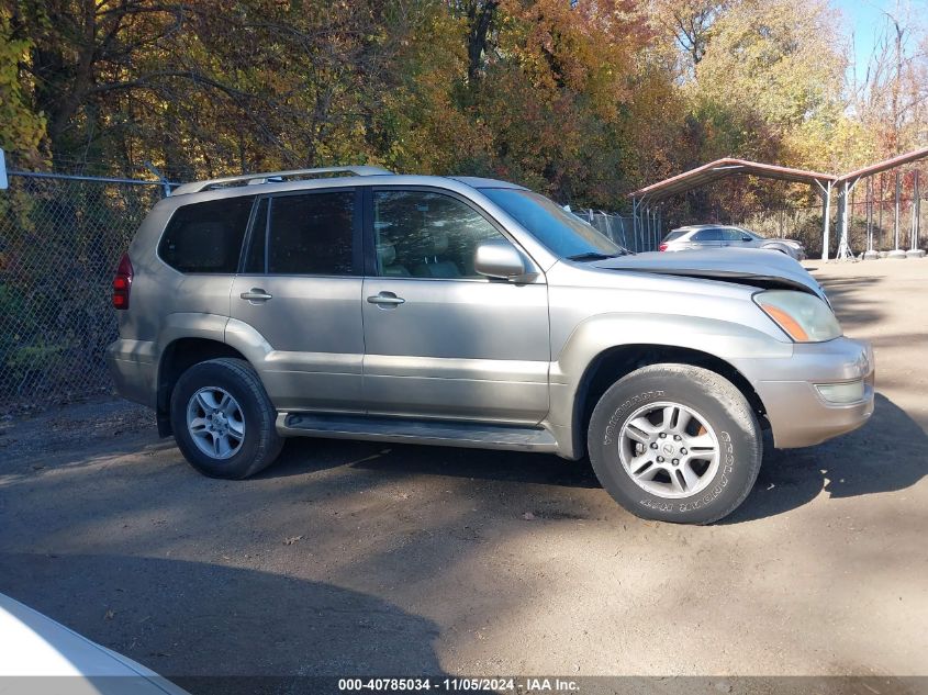 2004 Lexus Gx 470 Base (A5) VIN: JTJBT20X640058724 Lot: 40785034