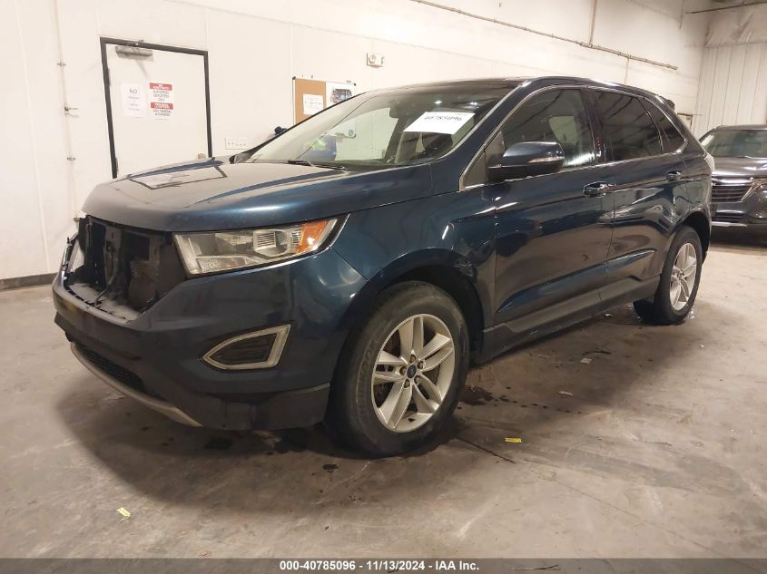 2017 Ford Edge Sel VIN: 2FMPK4J89HBC56387 Lot: 40785096