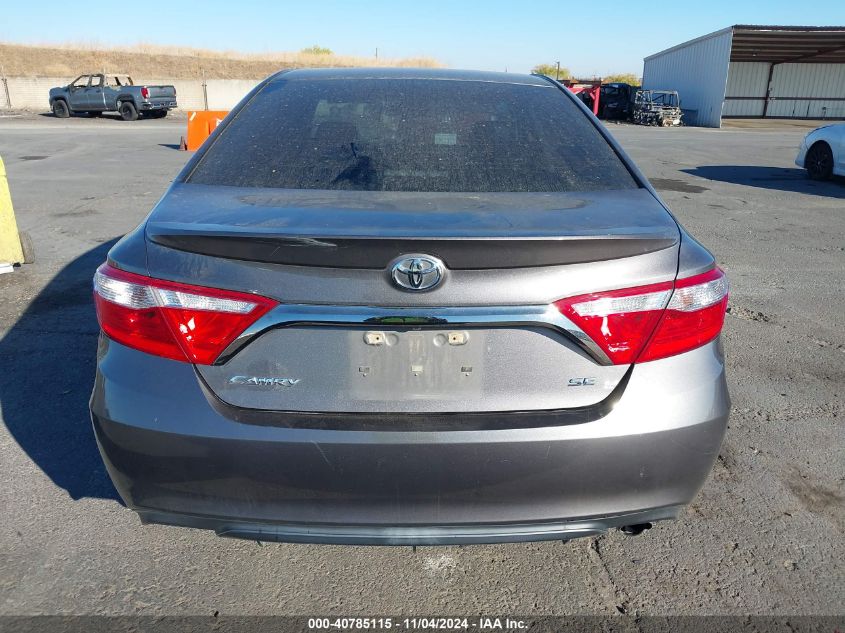 2015 Toyota Camry Se VIN: 4T1BF1FK8FU079663 Lot: 40785115