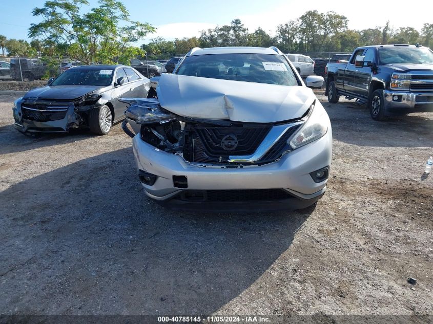 2017 Nissan Murano Sl VIN: 5N1AZ2MG8HN164538 Lot: 40785145