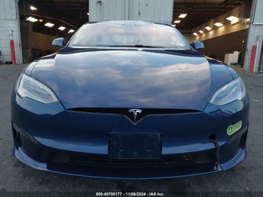 2021 Tesla Model S Long Range Dual Motor All-Wheel Drive VIN: 5YJSA1E51MF452918 Lot: 40785177