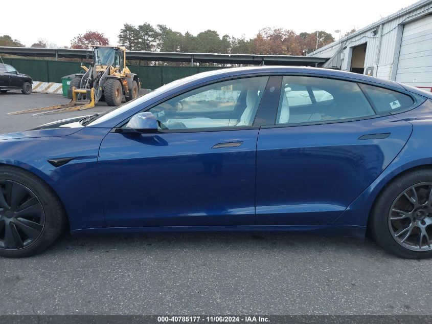 2021 Tesla Model S Long Range Dual Motor All-Wheel Drive VIN: 5YJSA1E51MF452918 Lot: 40785177