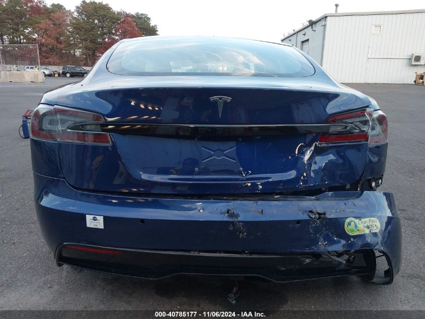 2021 Tesla Model S Long Range Dual Motor All-Wheel Drive VIN: 5YJSA1E51MF452918 Lot: 40785177