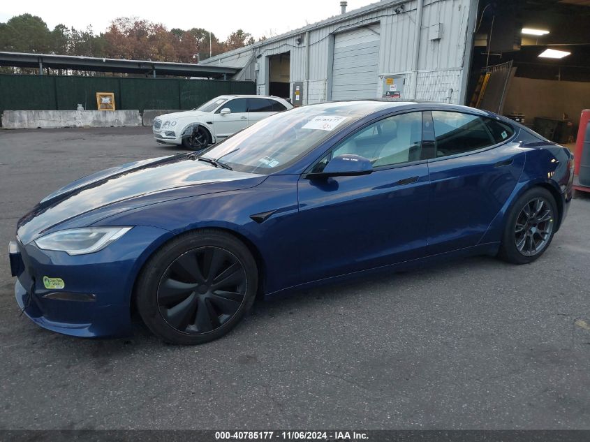 2021 Tesla Model S Long Range Dual Motor All-Wheel Drive VIN: 5YJSA1E51MF452918 Lot: 40785177