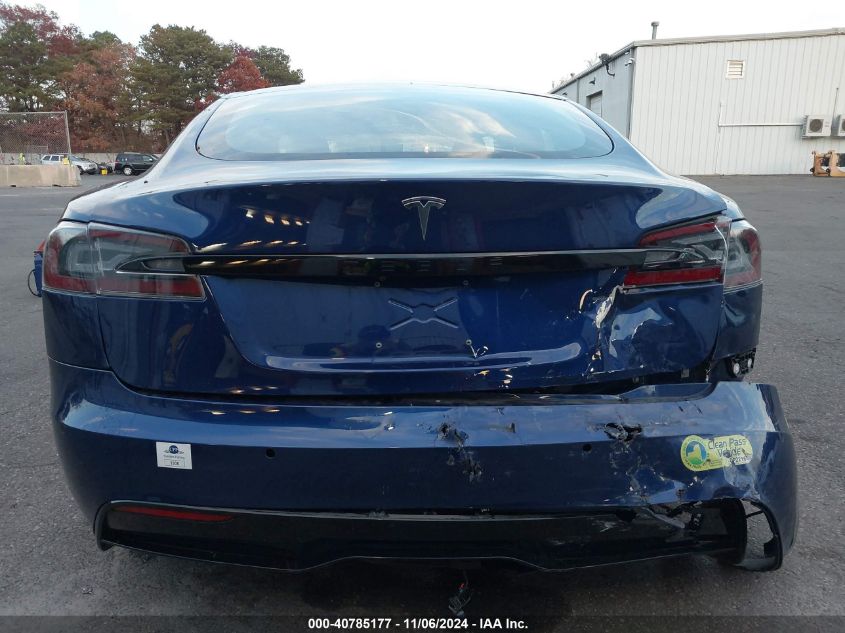 2021 Tesla Model S Long Range Dual Motor All-Wheel Drive VIN: 5YJSA1E51MF452918 Lot: 40785177