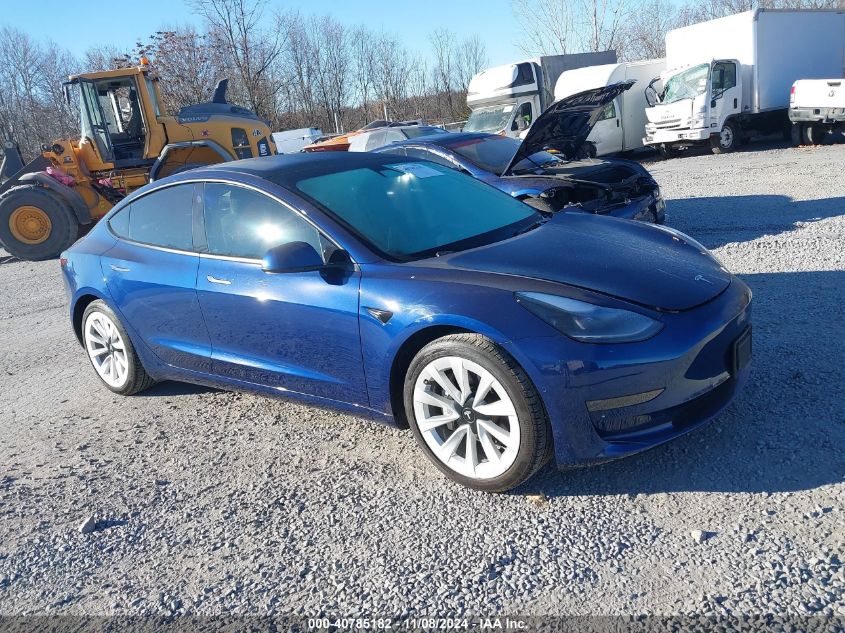 VIN 5YJ3E1EA1MF098579 2021 Tesla Model 3, Standard... no.1