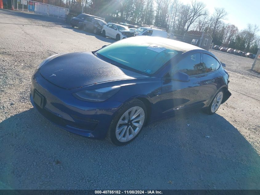 2021 TESLA MODEL 3 STANDARD RANGE PLUS REAR-WHEEL DRIVE - 5YJ3E1EA1MF098579