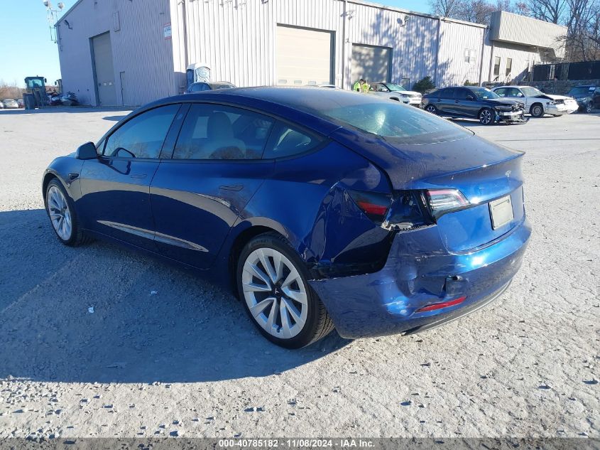 2021 TESLA MODEL 3 STANDARD RANGE PLUS REAR-WHEEL DRIVE - 5YJ3E1EA1MF098579