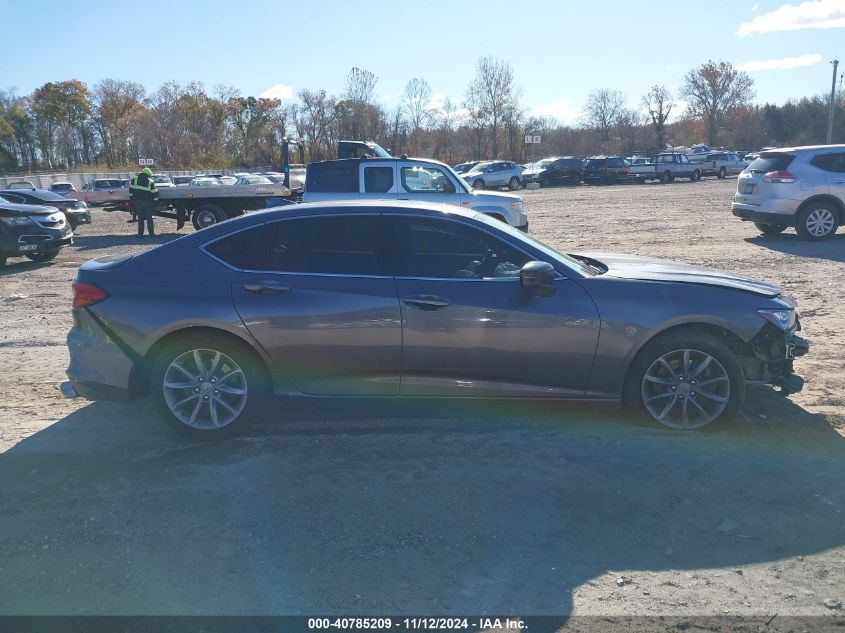 2021 Acura Tlx Standard VIN: 19UUB5F33MA003714 Lot: 40785209