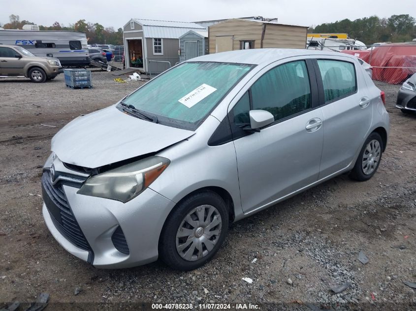 VIN VNKKTUD30FA025387 2015 Toyota Yaris, L no.2