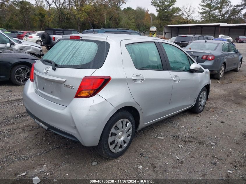 VIN VNKKTUD30FA025387 2015 Toyota Yaris, L no.4