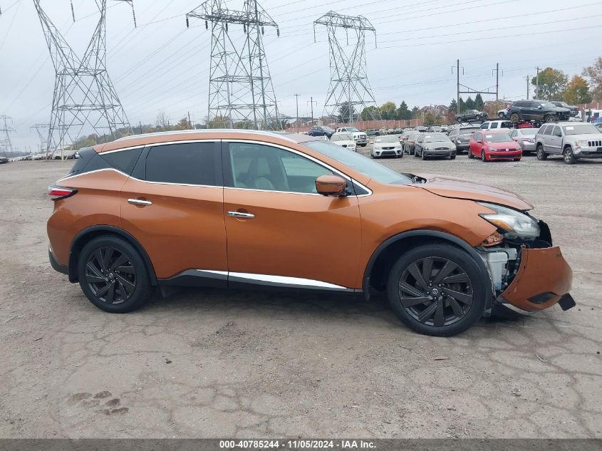 2016 Nissan Murano Platinum VIN: 5N1AZ2MH6GN116964 Lot: 40785244