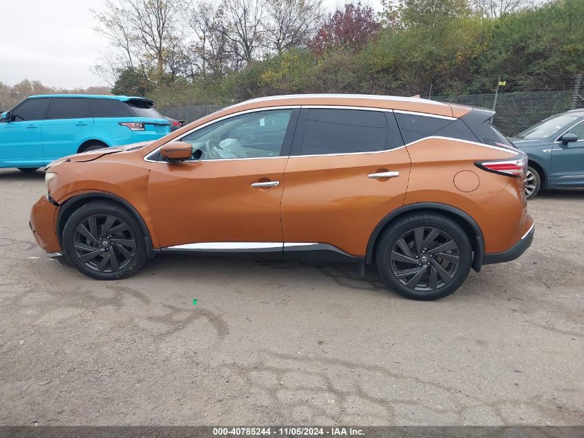 2016 Nissan Murano Platinum VIN: 5N1AZ2MH6GN116964 Lot: 40785244