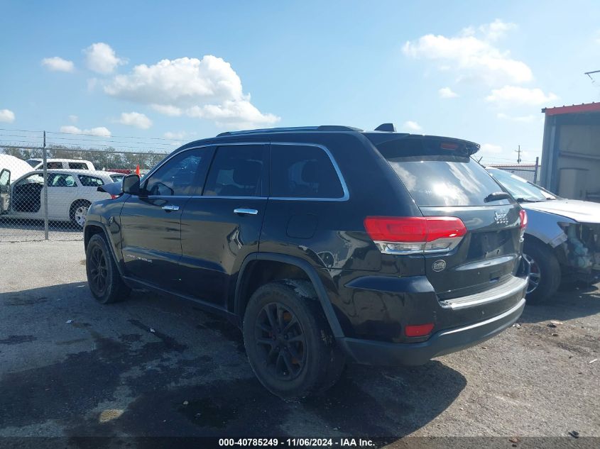 2015 Jeep Grand Cherokee Limited VIN: 1C4RJEBG3FC822892 Lot: 40785249