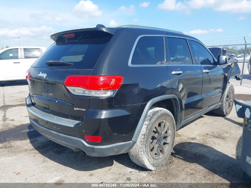 2015 Jeep Grand Cherokee Limited VIN: 1C4RJEBG3FC822892 Lot: 40785249